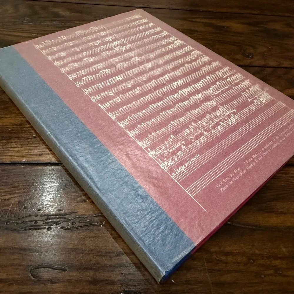 Folio Society Music at Court Christopher Hogwood 1977 Vintage Hardcover Red Blue